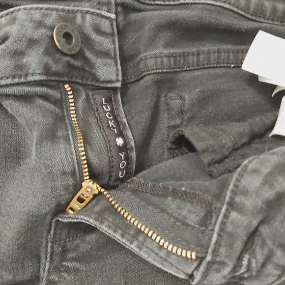 Lucky Brand Jeans Women Size 29 or 8 Black Lolita Skinny 28 Inseam Los Angeles - Picture 12 of 13